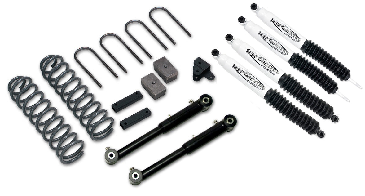 Tuff Country 43801KH 3.5 Inch Lift Kit 87-01 Jeep Cherokee EZ-Flex w/ SX6000 Shocks Tuff Country - Truck Part Superstore
