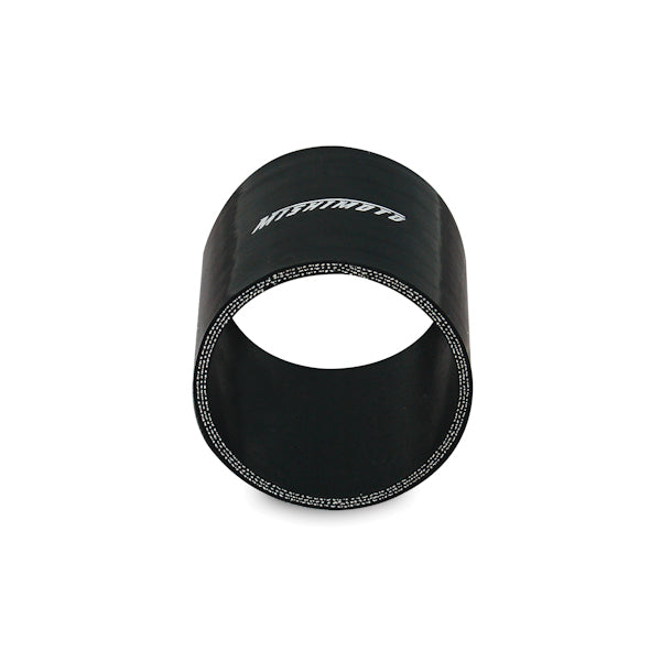 Mishimoto MMCP-25SBK Mishimoto 2.5in Straight Coupler, Black - Truck Part Superstore