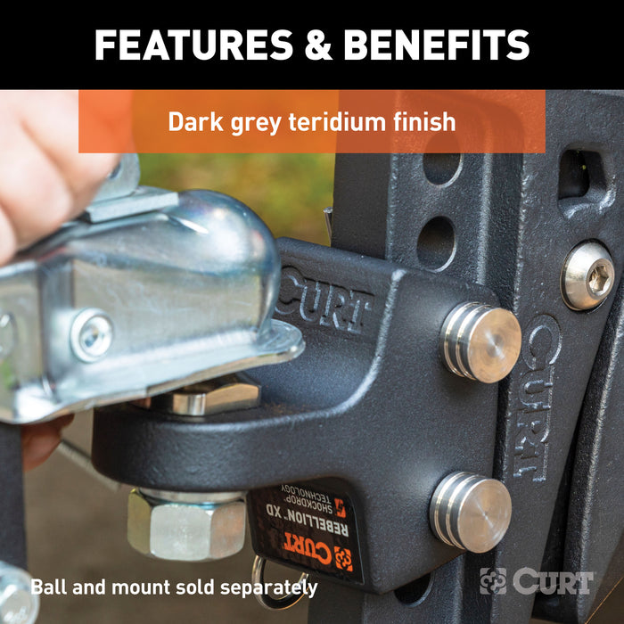 CURT 45940 CURT 45940 Replacement Rebellion XD Tongue Attachment - Truck Part Superstore