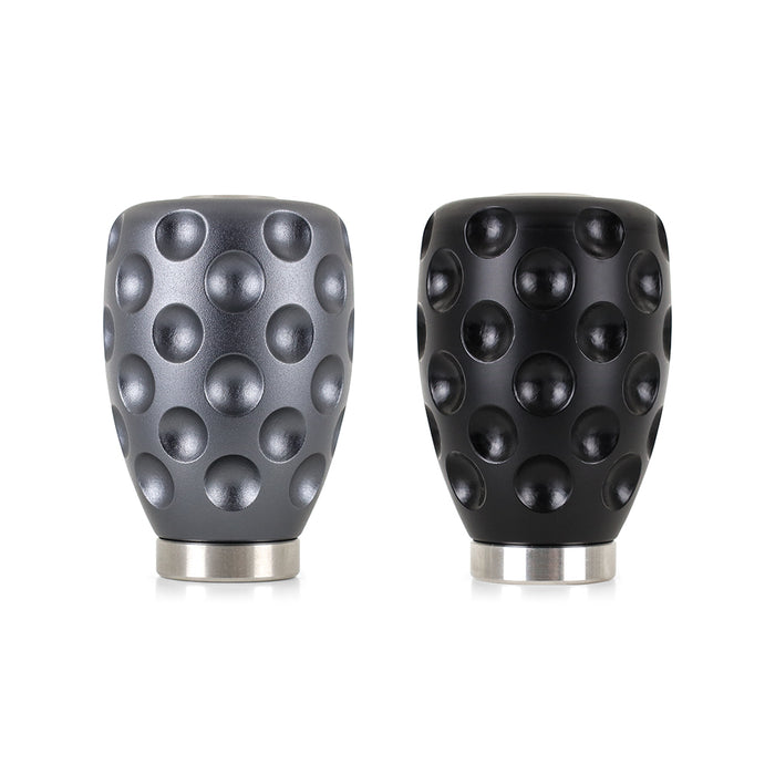Mishimoto MMSK-DMPL-BK Mishimoto Weighted Steel Core Shift Knob, Dimple, Black - Truck Part Superstore