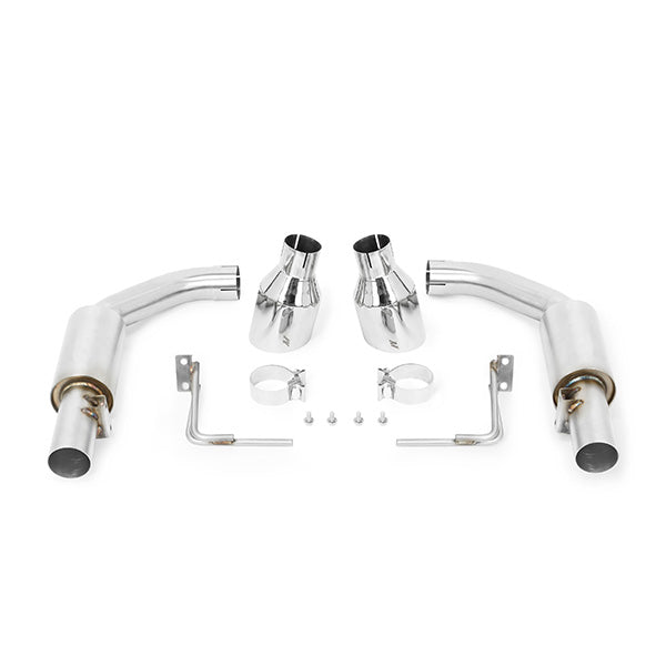 Mishimoto MMEXH-MUS8-15APP Pro Axleback Exhaust, fits Ford Mustang GT 2015-2017 - Truck Part Superstore