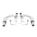 Mishimoto MMEXH-MUS8-15APP Pro Axleback Exhaust, fits Ford Mustang GT 2015-2017 - Truck Part Superstore