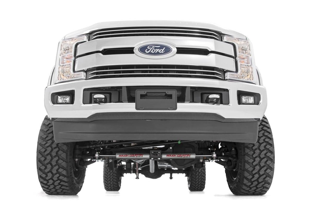 Rough Country 55071 4.5 Inch Suspension Lift Kit w/V2 Shocks w/Front Drive Shaft 17-19 F-250/350 4WD Diesel Rough Country - Truck Part Superstore