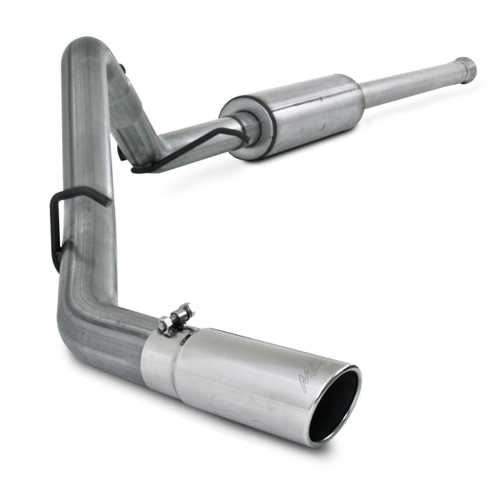 MBRP S5070AL 3 1/2 Inch Cat Back Exhaust System Single Side Exit for 11-13 Silverado/Sierra 1500 6.2L V8 Aluminized Steel MBRP - Truck Part Superstore