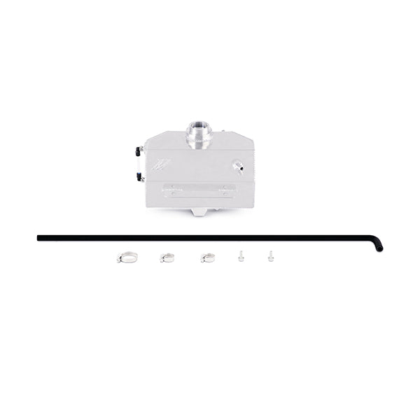 Mishimoto MMRT-MUS-15E Ford Mustang EcoBoost/V6/V8 Aluminum Coolant Expansion Tank, 2015+ Silver - Truck Part Superstore