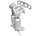 MagnaFlow Exhaust Products 452013 Catalytic Converter with Integrated Exhaust Manifold - Truck Part Superstore