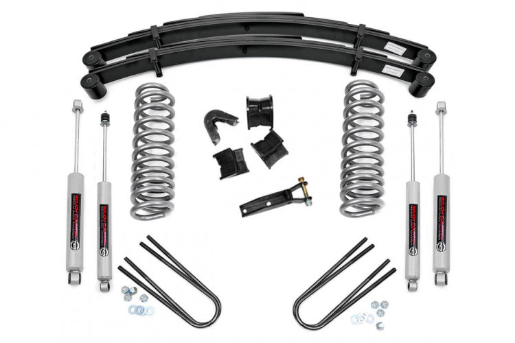 Rough Country 500-77-79.20 4 Inch Suspension Lift System 77-79 F-100/150 4WD Rough Country - Truck Part Superstore