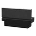 UWS TBC-60-N-BLK Gloss Black Aluminum 60in. Notched Utility Chest Box (LTL Shipping Only) - Truck Part Superstore
