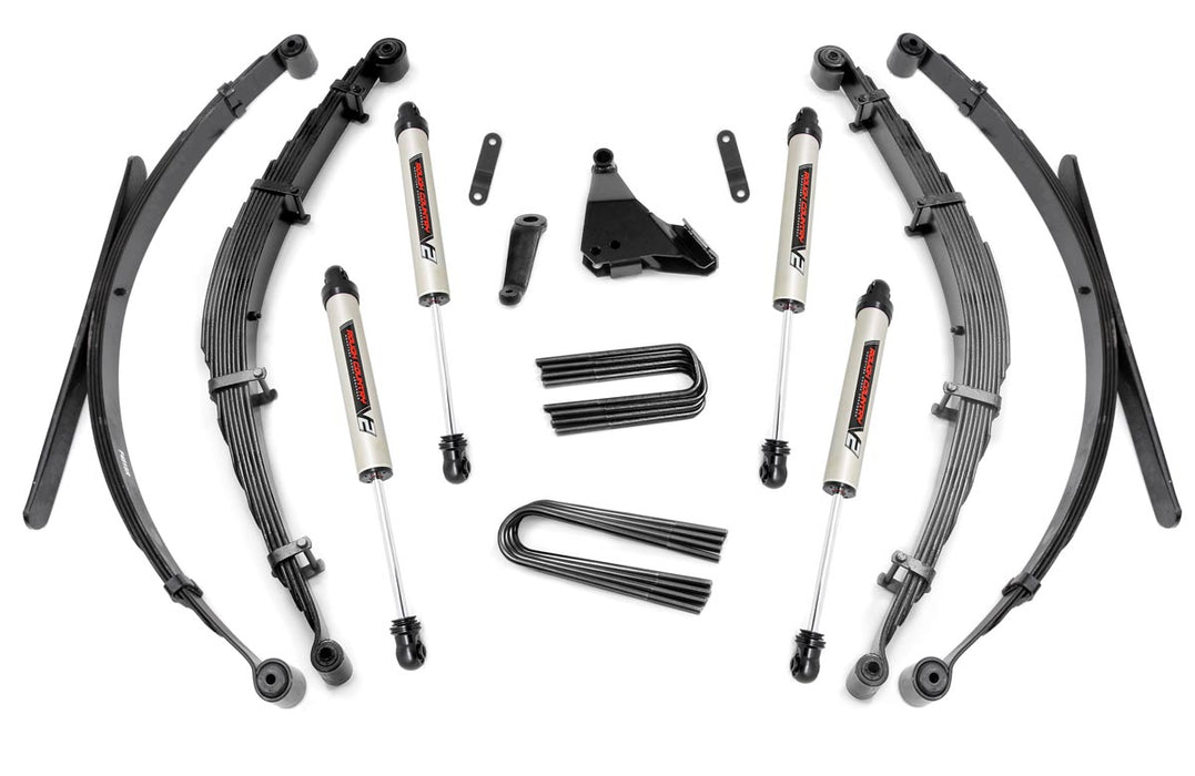 Rough Country 49770 6 Inch Suspension Lift System w/V2 Shocks 99-04 F-250/F-350 Super Duty Rough Country - Truck Part Superstore