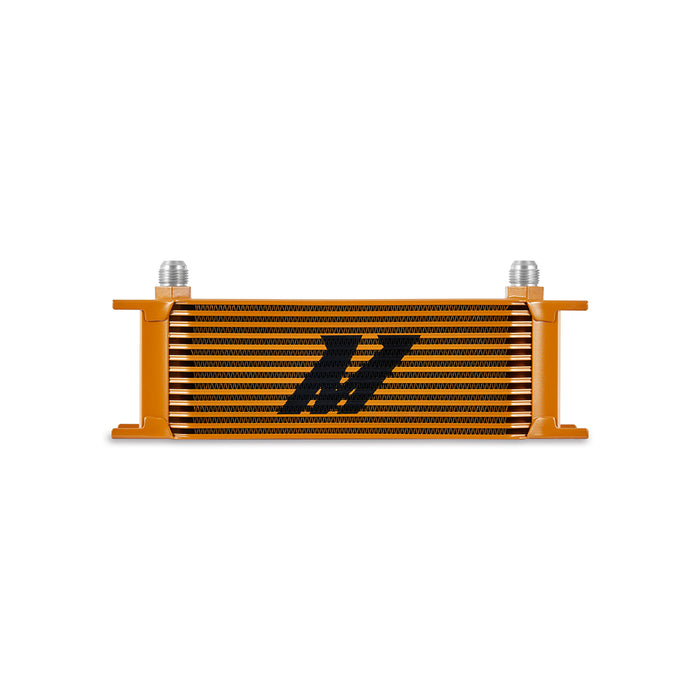 Mishimoto MMOC-13GD Universal 13-Row Oil Cooler, Gold - Truck Part Superstore