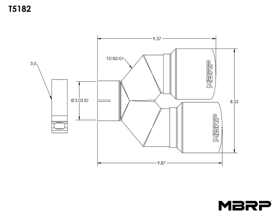 MBRP Exhaust T5182 T304 Stainless Steel. - Truck Part Superstore