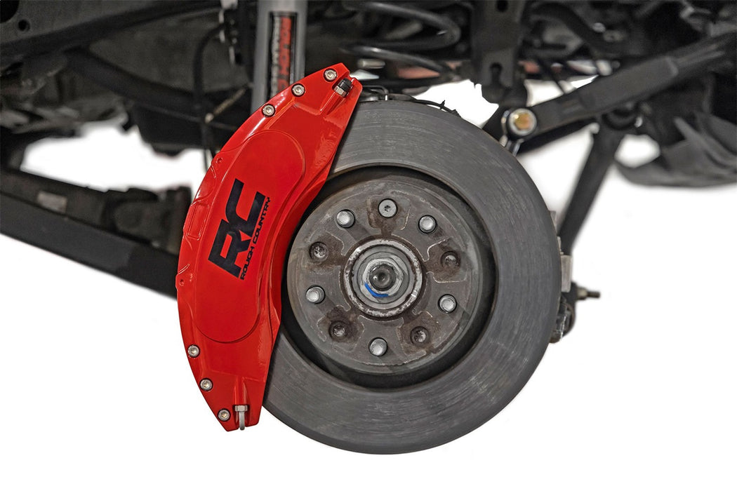Rough Country 71140A Caliper Cover Red 07-18 Jeep Wrangler JK Rough Country - Truck Part Superstore