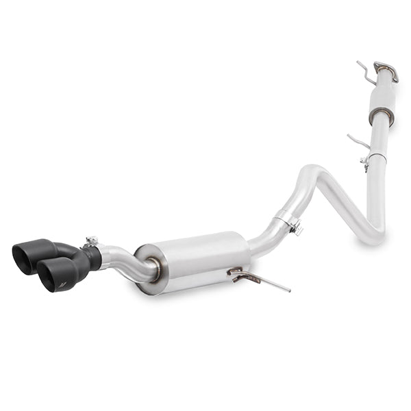 Mishimoto MMEXH-FIST-14RBK Ford Fiesta ST Cat-Back Exhaust, 2014-2019 Resonated, Black Tips - Truck Part Superstore