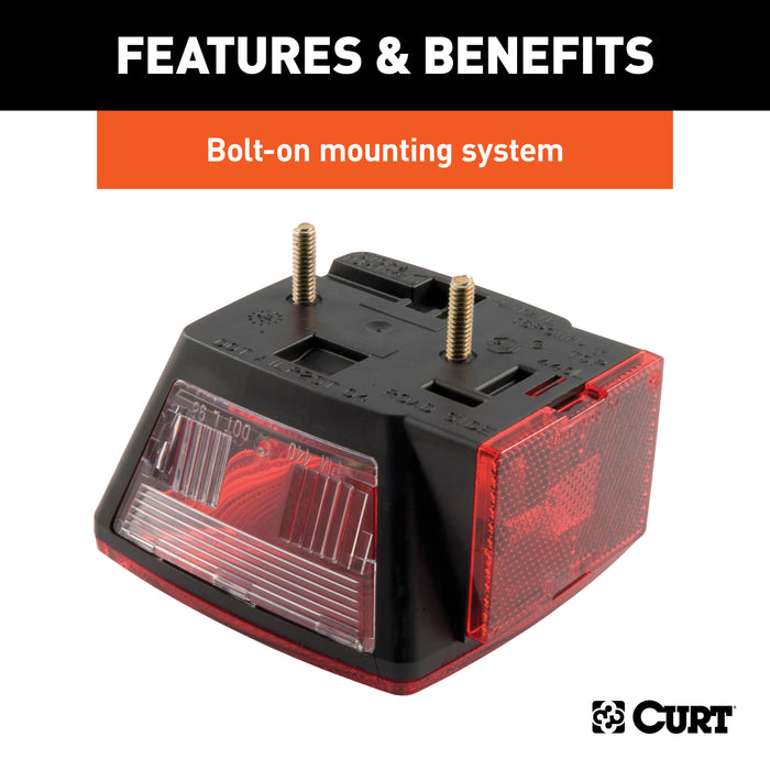 CURT 53441 CURT 53441 Driver-Side Combination Replacement Trailer Light; Stop Tail Turn - Truck Part Superstore