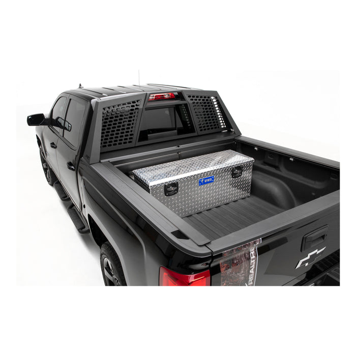 UWS EC20501 Bright Aluminum Secure Lock 48in. Under Tonneau Chest Box (Heavy Packaging) - Truck Part Superstore