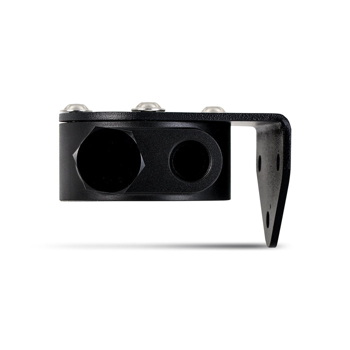 Mishimoto MMOC-RFH-M22BK Mishimoto Remote Oil Filter Mount, M22 X 1.5 Filter Thread, Black - Truck Part Superstore