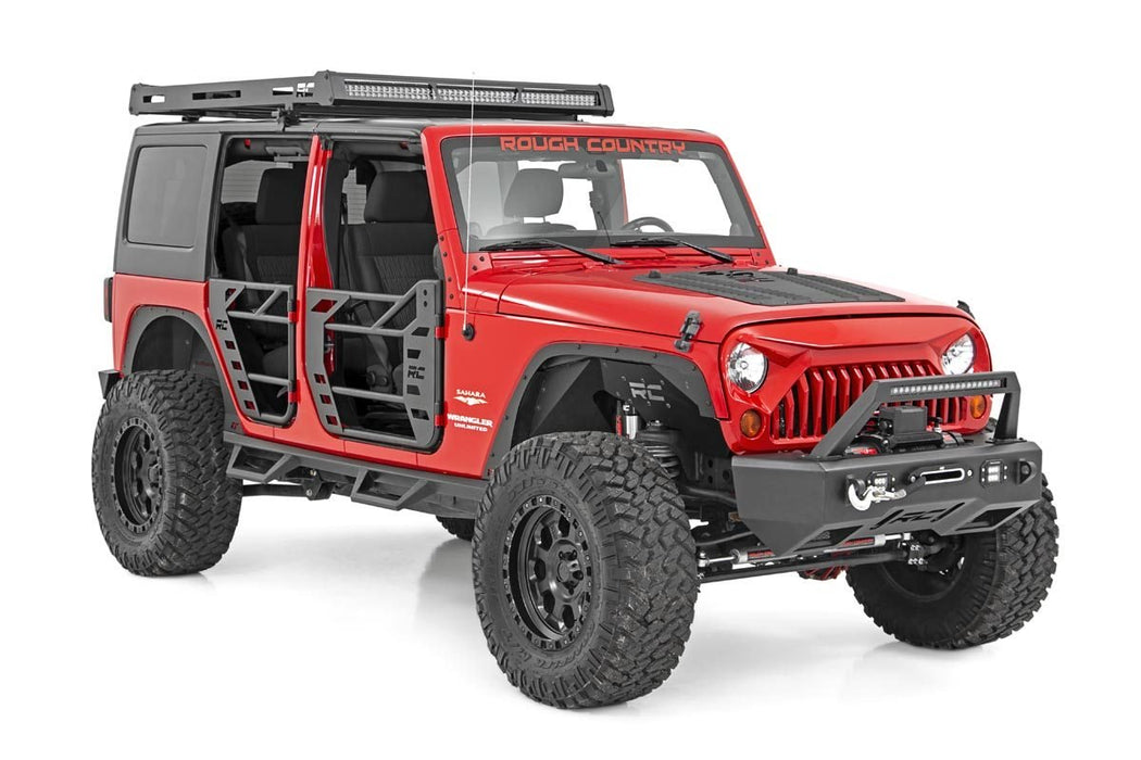 Rough Country 10588 Jeep Front & Rear Steel Tube Doors 07-18 Wrangler JK Rough Country - Truck Part Superstore