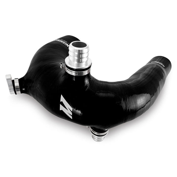 Mishimoto MMHOSE-RZR-16AIBK Silicone Intake J-Tube, Fits Polaris RZR XP Turbo 2016+, Black - Truck Part Superstore