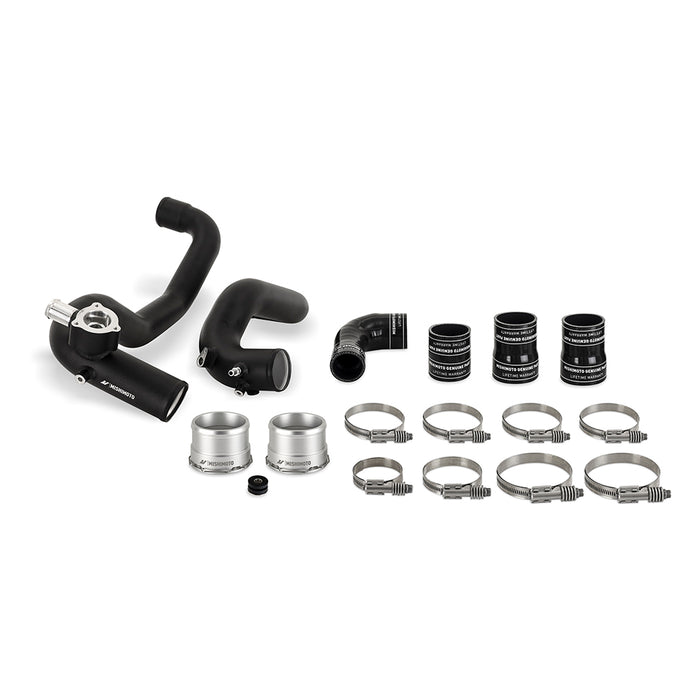 Mishimoto MMICP-BR23-21MWBK Performance Intercooler Pipe Kit, Ford Bronco 2.3L 2021+, Micro Wrinkle Black - Truck Part Superstore