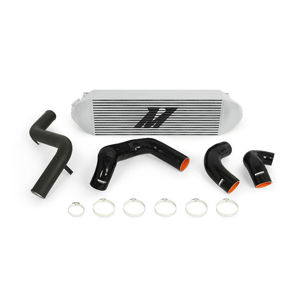 Mishimoto MMINT-FOST-13KBSL Ford Focus ST Intercooler Kit, 2013-2018, Silver Cooler, Black Pipes - Truck Part Superstore