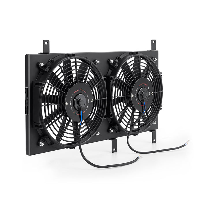 Mishimoto MMFS-MIA-99BK Performance Aluminum Fan Shroud Kit, fits Mazda Miata 1999-2005, Black - Truck Part Superstore
