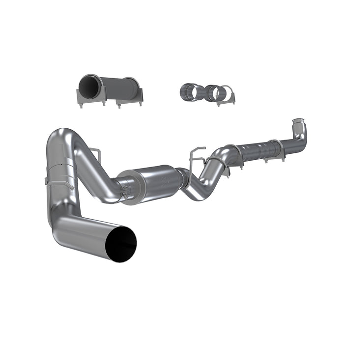 MBRP S6004P 4 Inch Single Side Aluminized Steel No Muffler For 01-07 Silverado/Sierra 2500/3500 Duramax Classic Extended/Crew Cab MBRP - Truck Part Superstore