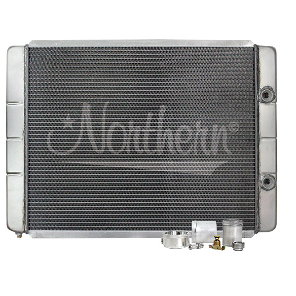 Northern Radiator 204104BC Custom Radiator Kit-All Aluminum - 28 X 19 Overall With High Flow Oil Cooler - Truck Part Superstore