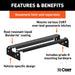 CURT 61505 Over-Bed Gooseneck Installation Brackets; Select Ford F-150; F-250; F-350 - Truck Part Superstore