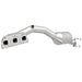 MagnaFlow Exhaust Products 452797 Catalytic Converter with Integrated Exhaust Manifold - Truck Part Superstore