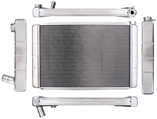 Northern Radiator 204124 Race Pro Radiator - 31 x 19 GM Double Pass With Threaded Inlet Connection - Truck Part Superstore