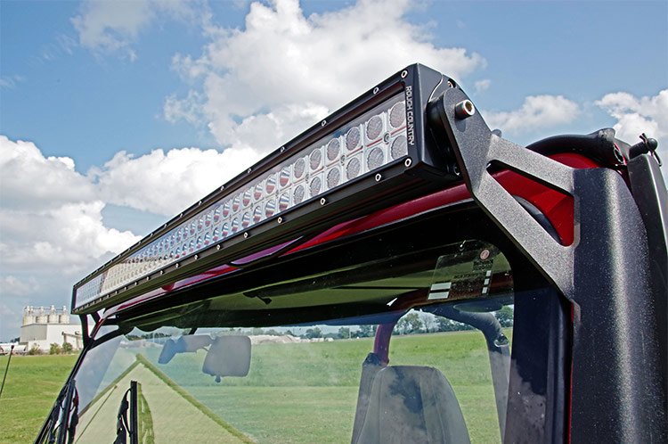 Rough Country 70508 Jeep 50 Inch Straight LED Light Bar Upper Windshield Mounts 87-95 YJ Rough Country - Truck Part Superstore