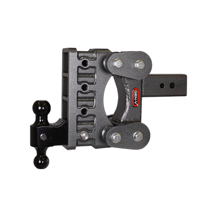 GEN-Y Hitch GH-2214 The BOSS TORSION-FLEX 3" Shank 6" Drop 3.5K TW 32K Hitch & GH-0161 Dual-Ball - Truck Part Superstore