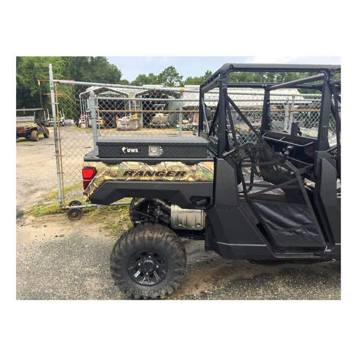 UWS UTV-SM33-MB UWS UTV-SM33-MB UTV Side Cargo Box (33 Inch-Matte Black Powder-Coated Aluminum) - Truck Part Superstore