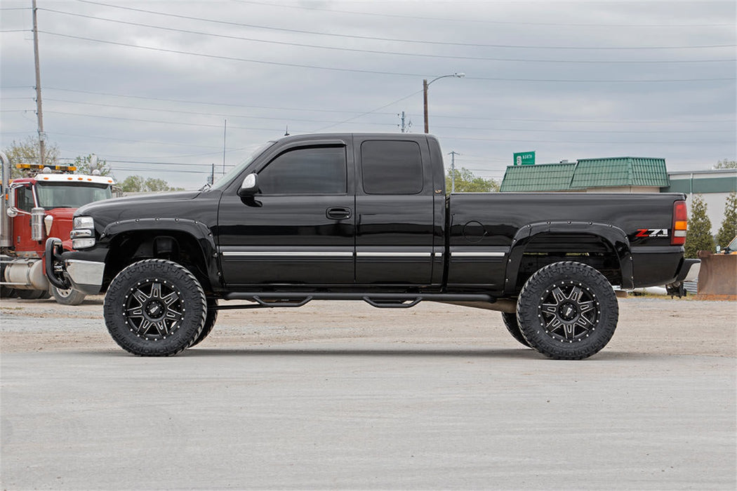 Rough Country RCC9965RC Wheel to Wheel Nerf Steps 99-06 Silverado/Sierra Reg. Cab-6.5 Foot Bed Rough Country - Truck Part Superstore