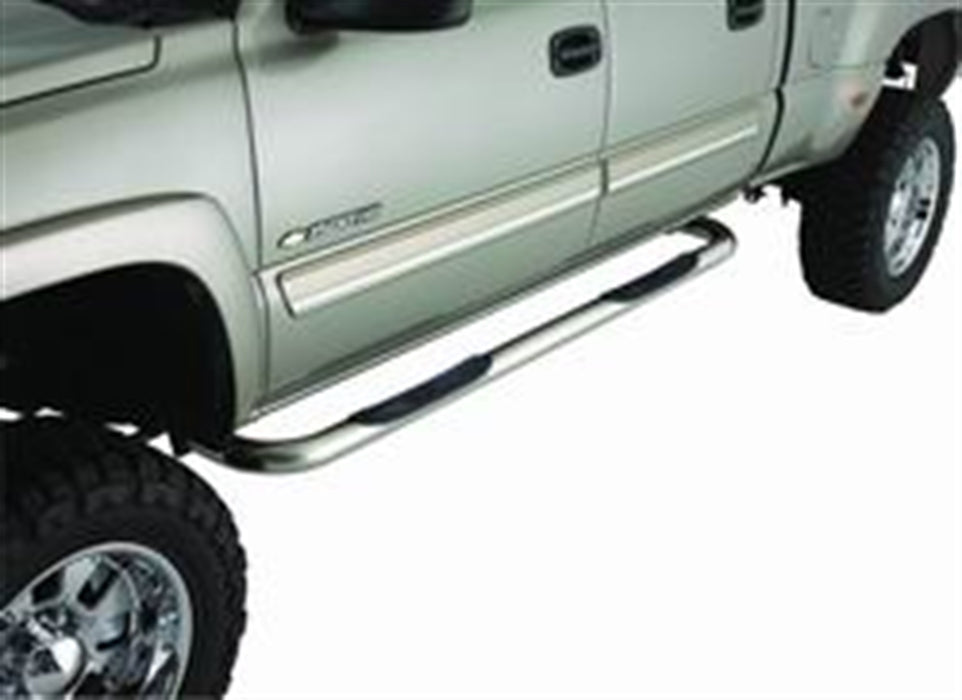 Smittybilt CN1930-S4S Sure Steps 3 Inch Side Bar 14-15 Silverado/Sierra 1500, 2550, 3500 Crew Cab Stainless Steel Smittybilt - Truck Part Superstore