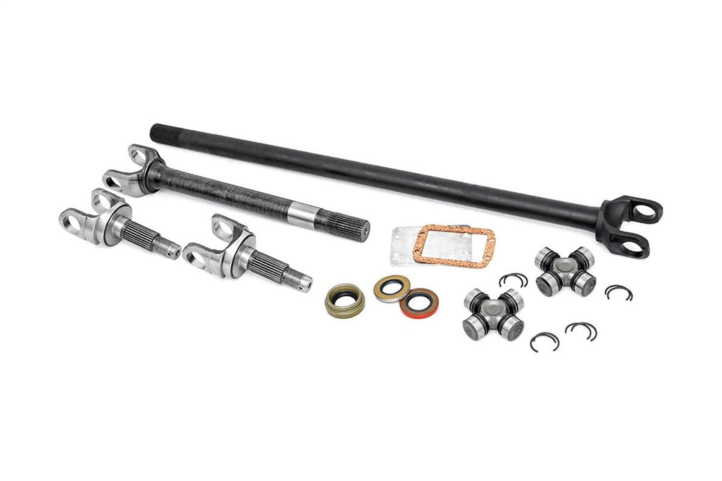 Rough Country RCW24160-YGL 4340 Chromoly Replacement Front Axle Kit w/Grizzly Locker-Dana 30, 30 Spline TJ/YJ/XJ/ZJ Rough Country - Truck Part Superstore