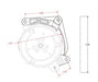 Holley 20-211 Low Mount A/C Bracket - Truck Part Superstore
