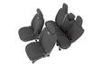 Rough Country 91012 Jeep Neoprene Seat Cover Set Black 18-20 Wrangler JL Unlimited w/Rear Center Armrest Rough Country - Truck Part Superstore