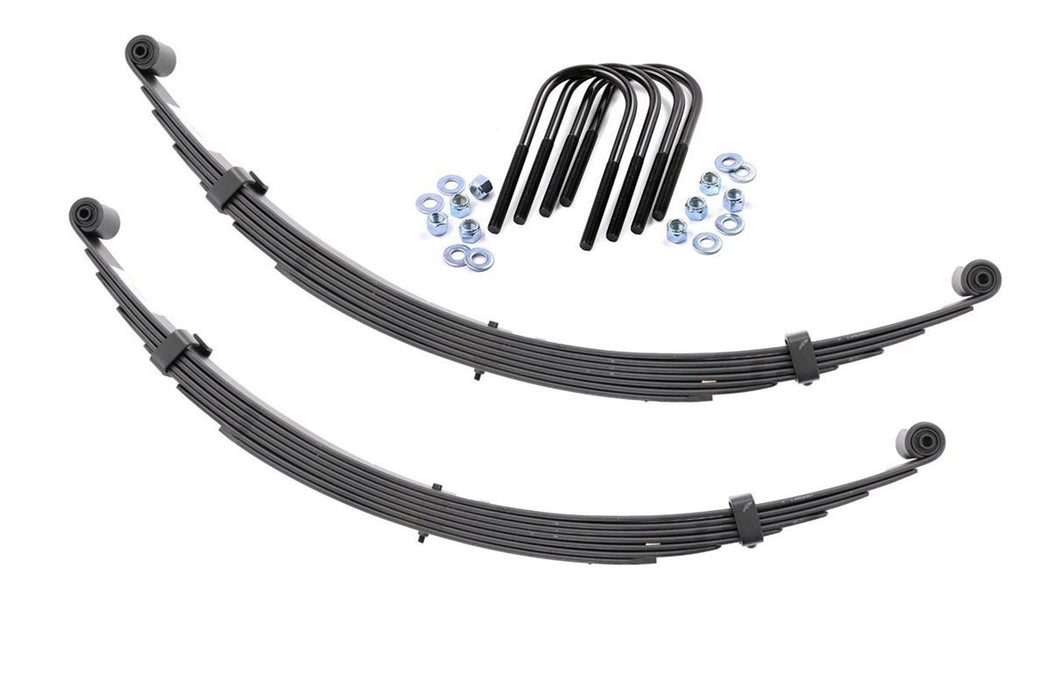 Rough Country 8039Kit Front Leaf Springs 2.5 Inch Lift Pair 71-80 International Scout II Rough Country - Truck Part Superstore