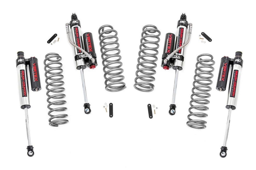 Rough Country 62450 2.5 Inch Jeep Suspension Lift Kit w/Vertex Adjustable Reservoir Shocks 07-18 Wrangler JK 2 Door Rough Country - Truck Part Superstore