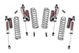 Rough Country 62450 2.5 Inch Jeep Suspension Lift Kit w/Vertex Adjustable Reservoir Shocks 07-18 Wrangler JK 2 Door Rough Country - Truck Part Superstore