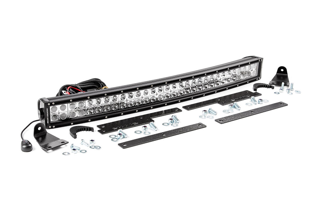 Rough Country 70624 Chevrolet 30 Inch Curved Cree LED Grille Kit Dual Row 14-15 Silverado 1500 Rough Country - Truck Part Superstore
