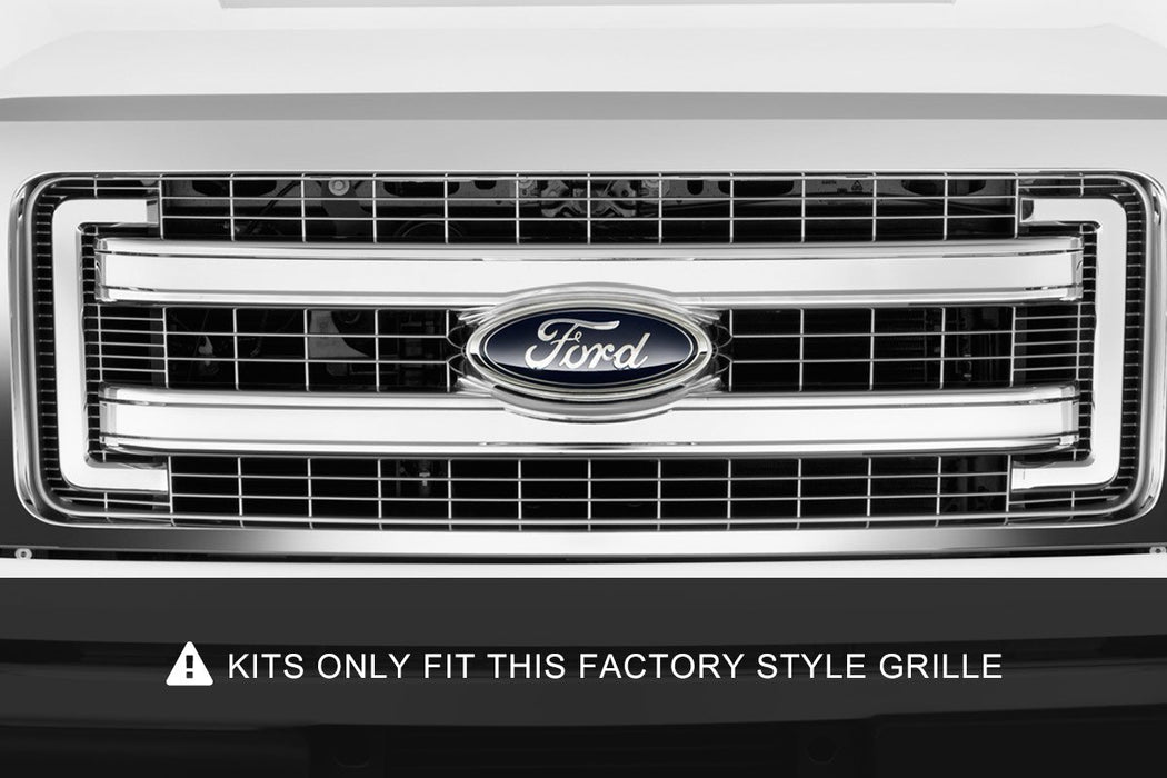 Rough Country 70660 Ford 30 Inch Dual LED Grille Kit Chrome Series 09-14 F-150 Rough Country - Truck Part Superstore