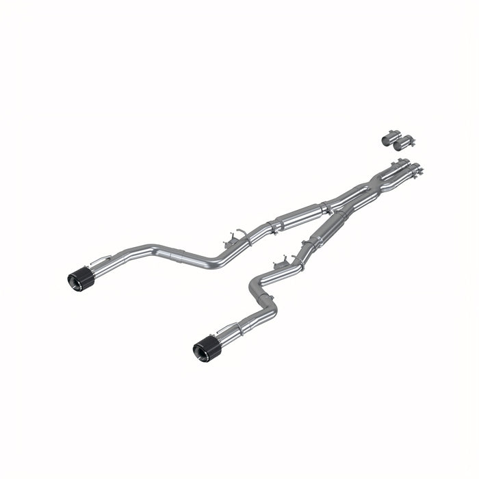 MBRP Exhaust S71173CF T304 Stainless Steel with Dual Carbon Fiber Tips. - Truck Part Superstore