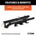 CURT 60658 Double Lock Gooseneck Installation Brackets; Select Ram 1500 with Air Suspension - Truck Part Superstore