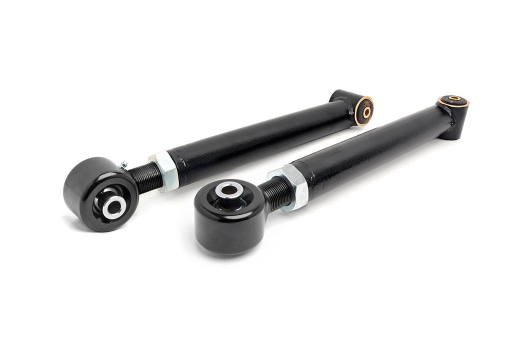 Rough Country 11900 Jeep Adjustable Control Arms Front/Rear-Lower 84-01 Cherokee XJ 86-92 Comanche MJ 93-98 Grand Cherokee ZJ 97-06 Wrangler TJ Rough Country - Truck Part Superstore