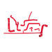 Mishimoto MMHOSE-VR6-92RD Silicone Hose Kit, fits Volkswagen Corrado VR6 1992-1994 - Truck Part Superstore