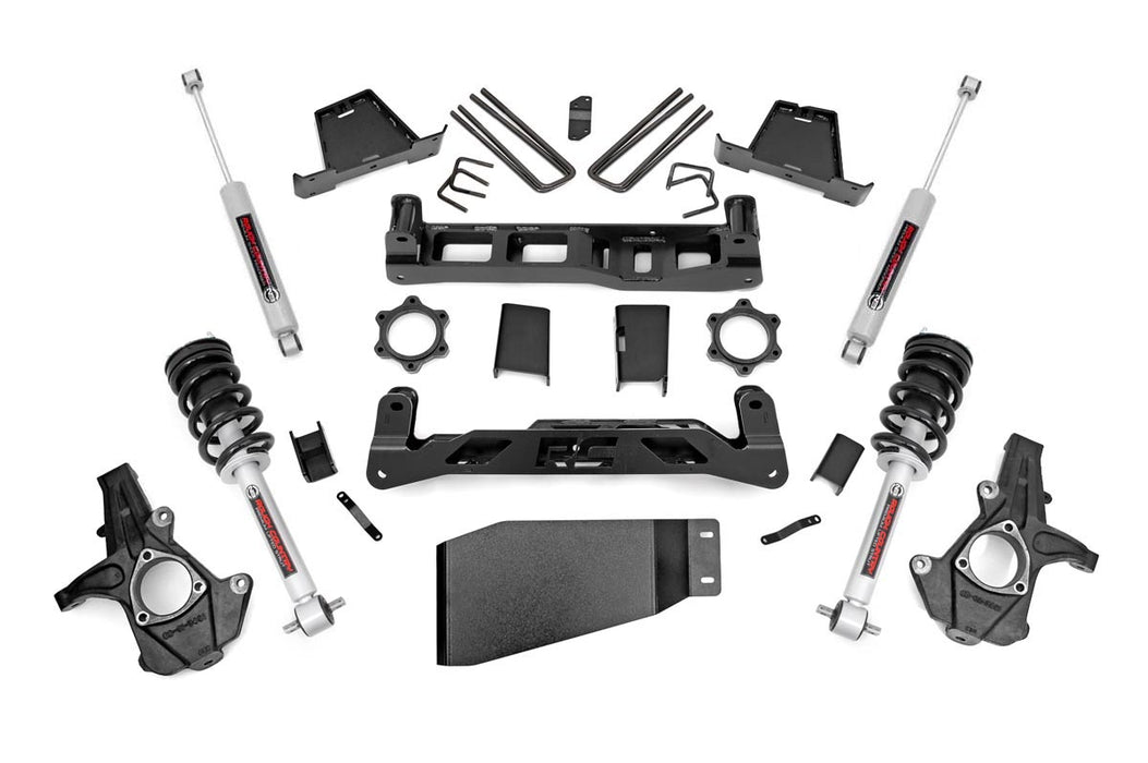 Rough Country 26431 7.5 Inch Suspension Lift Kit Lifted Struts 07-13 Silverado/Sierra 1500 Rough Country - Truck Part Superstore