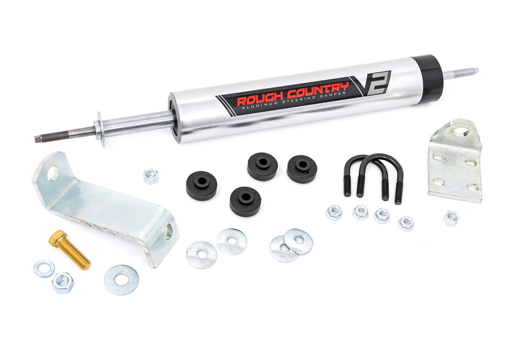 Rough Country 8738570 V2 Steering Stabilizer Chevy C10/K10 Truck 2WD (69-87) Rough Country - Truck Part Superstore