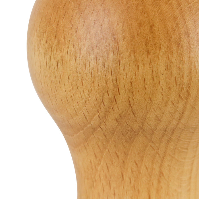 Mishimoto MMSK-WD-RBE Round Steel Core Wood Shift Knob, Beech Wood - Truck Part Superstore